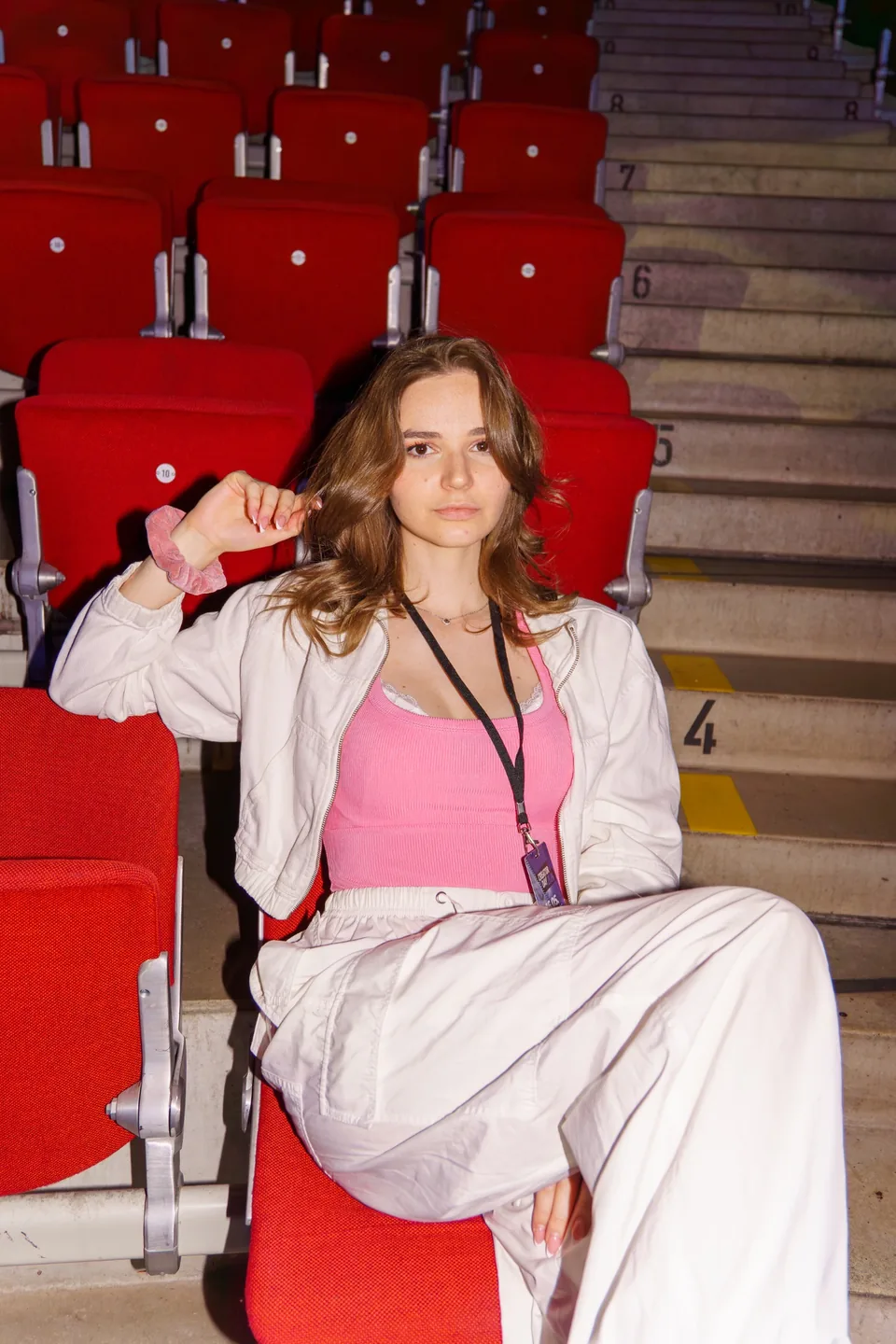 Julia Meladin at Creator Day 2026 — photography by Real Marvin Creative.